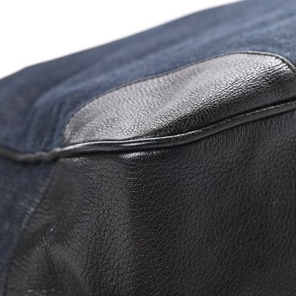 Prada Denim Goatskin Messenger Bleu 11 of 15