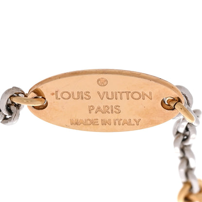 Louis Vuitton Logomania Bracelet Silver Gold 4 of 7