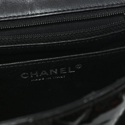 Chanel Patent Calfskin Quilted Mini Square Flap Black 6 of 11