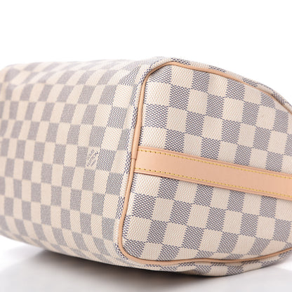 Louis Vuitton Damier Azur Speedy Bandouliere 25 7 of 10