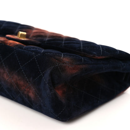 Chanel Ombre Velvet Quilted 2.55 Reissue 225 Flap Navy 9 of 9