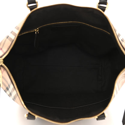 Burberry Haymarket Check Small Salisbury Tote Black 5 of 11
