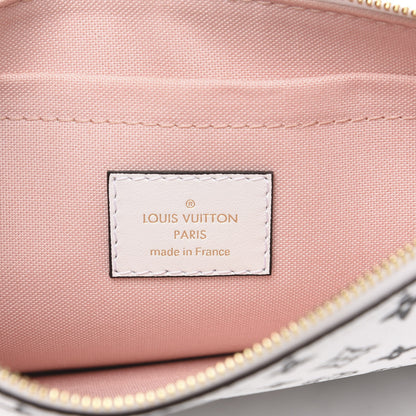 Louis Vuitton Monogram Giant Neverfull MM GM Pochette White 5 of 5