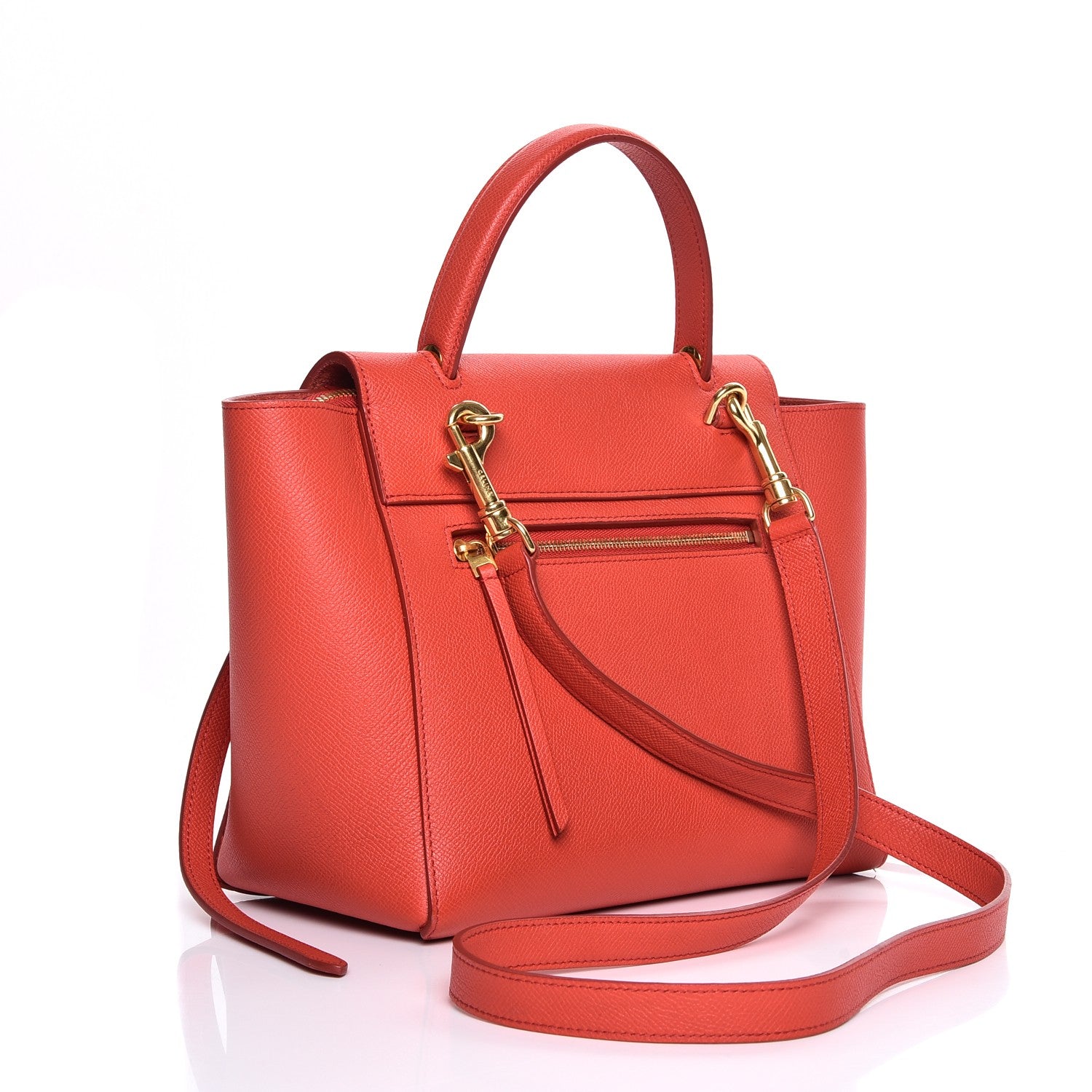 Celine Baby Grained Calfskin Micro Belt Bag Poppy 4 of 8