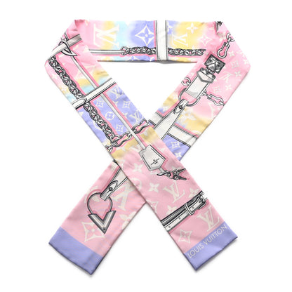 Louis Vuitton Silk Monogram Escale Confidential Bandeau Pink 1 of 3