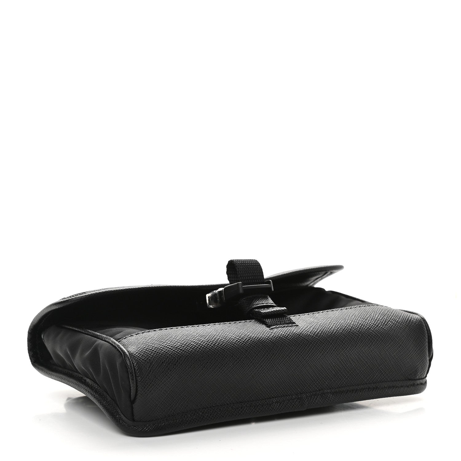 Prada Re-Nylon Saffiano Smartphone Case Crossbody Black 4 of 9