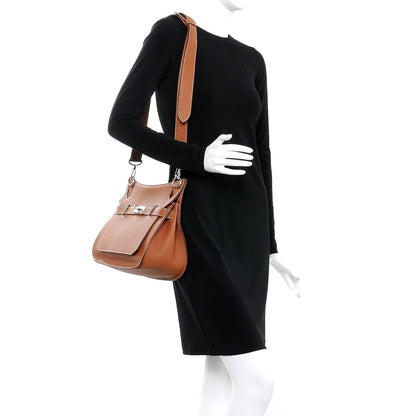 Hermes Taurillon Clemence Jypsiere 31 Gold 2 of 8
