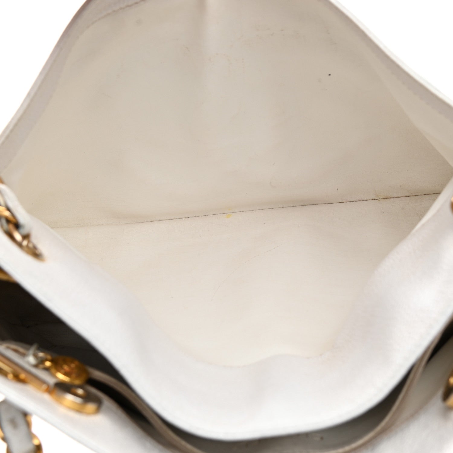 Chanel Caviar CC Shoulder Bag White 5 of 17