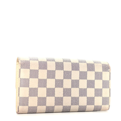 Louis Vuitton Damier Azur Sarah Wallet 2 of 9