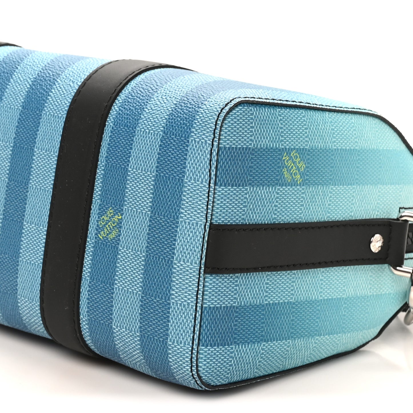 Damier Striped City Keepall Gradient Blue