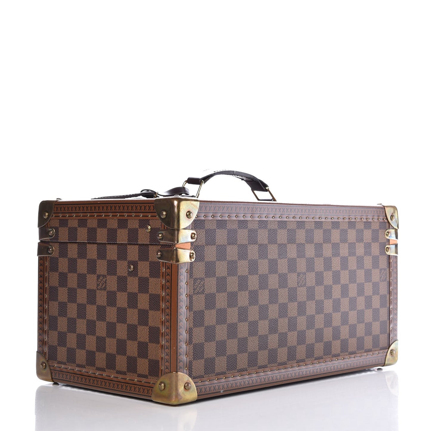 Damier Ebene Boite Bouteilles et Glace Beauty Train Case