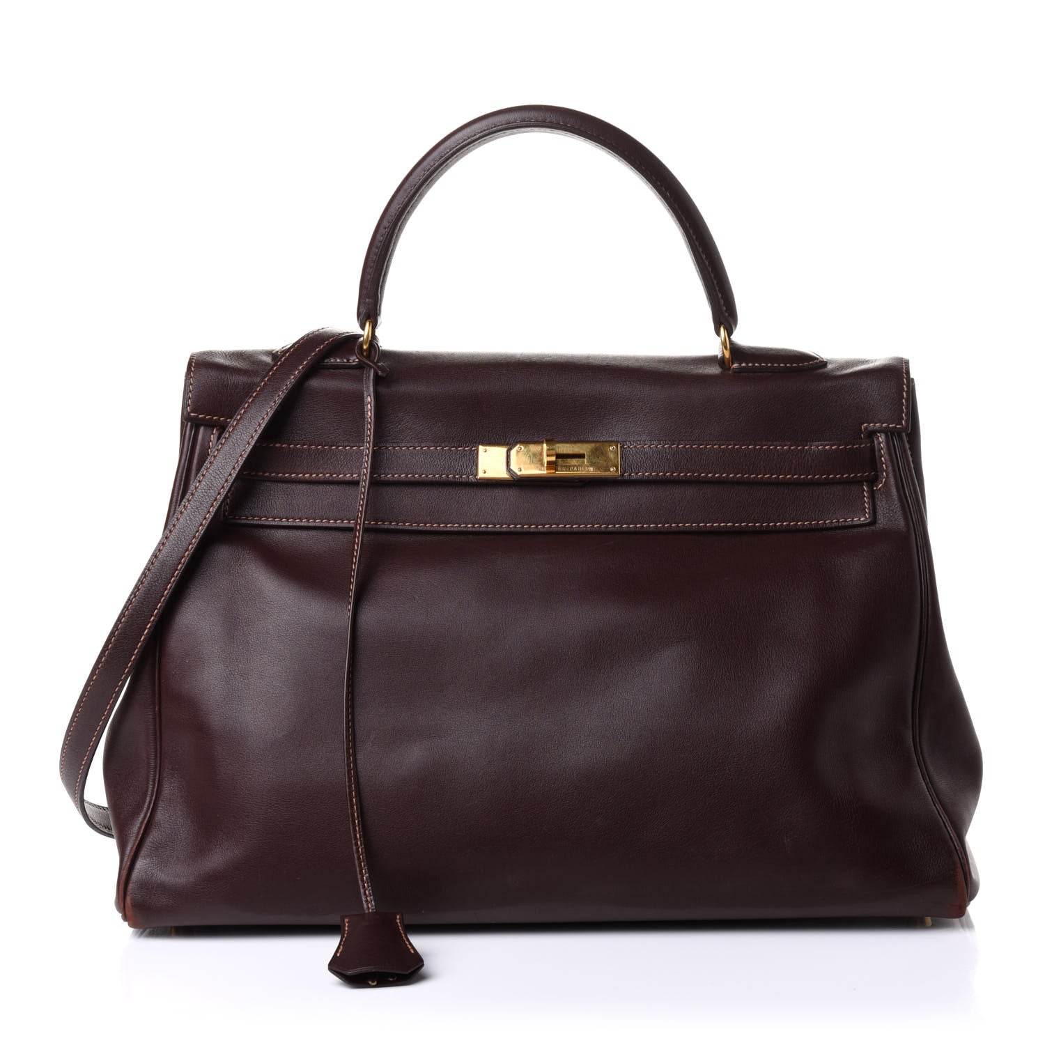 Hermes Gulliver Kelly Retourne 35 Havane 1 of 10