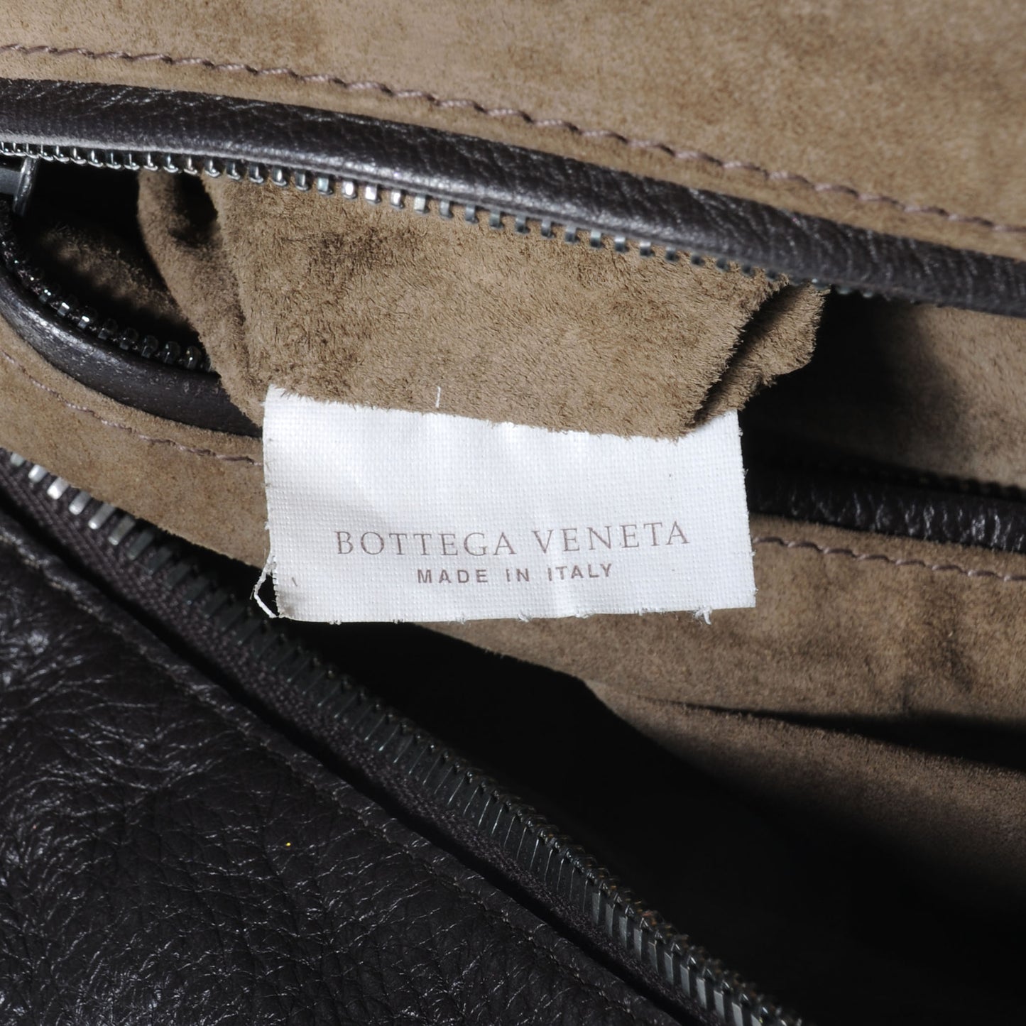 Deerskin Brick Top Handle Bag Chocolate