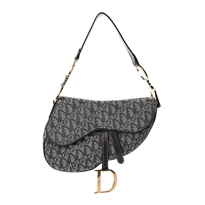 Christian Dior Monogram Saddle Bag Blue 1 of 14