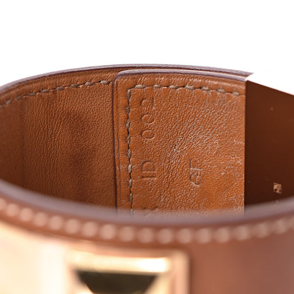 Hermes Barenia Collier de Chien CDC Bracelet S Fauve 5 of 7