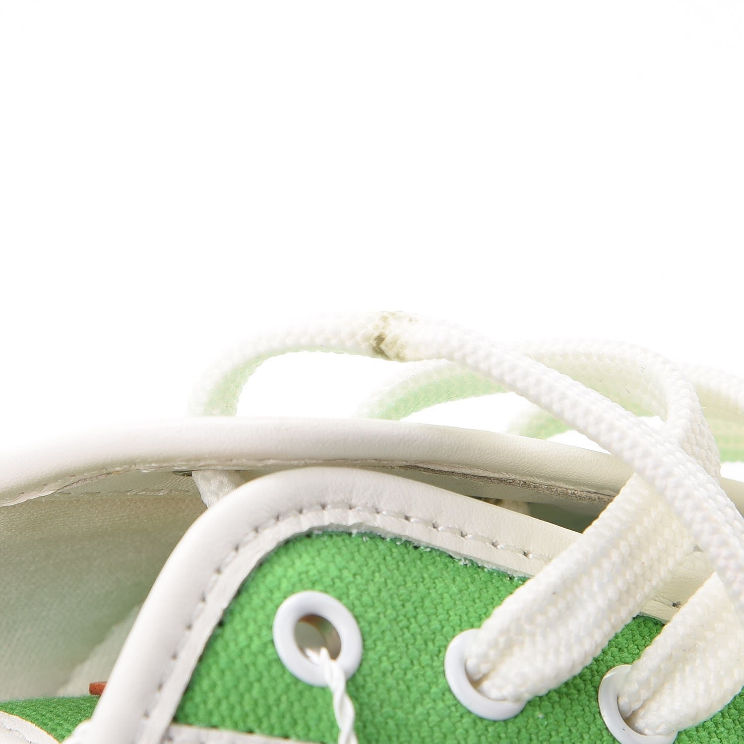 Louis Vuitton Canvas Calfskin Sneakers 38 Green 14 of 14