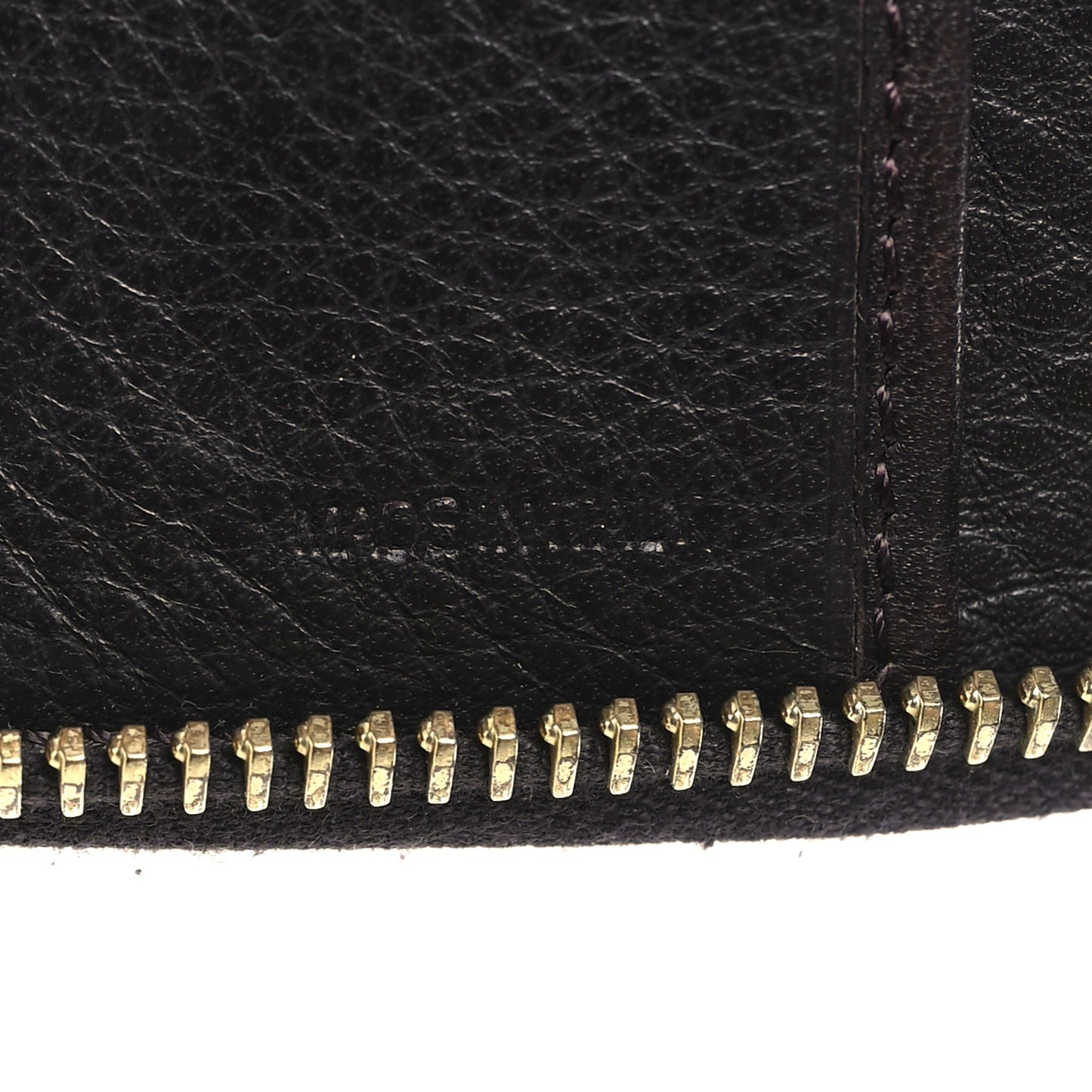 Zucca Zip Around Wallet Tobacco Ebano