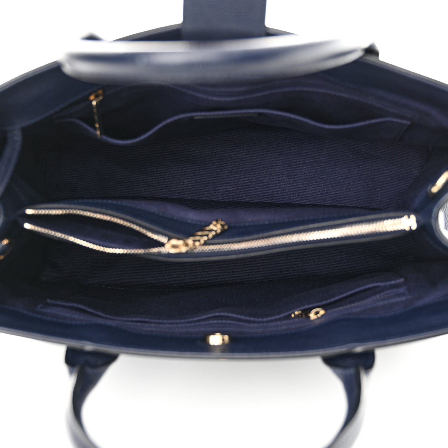 Chanel Grained Calfskin Medium Neo Executive Shopper Tote Dark Blue 5 of 16