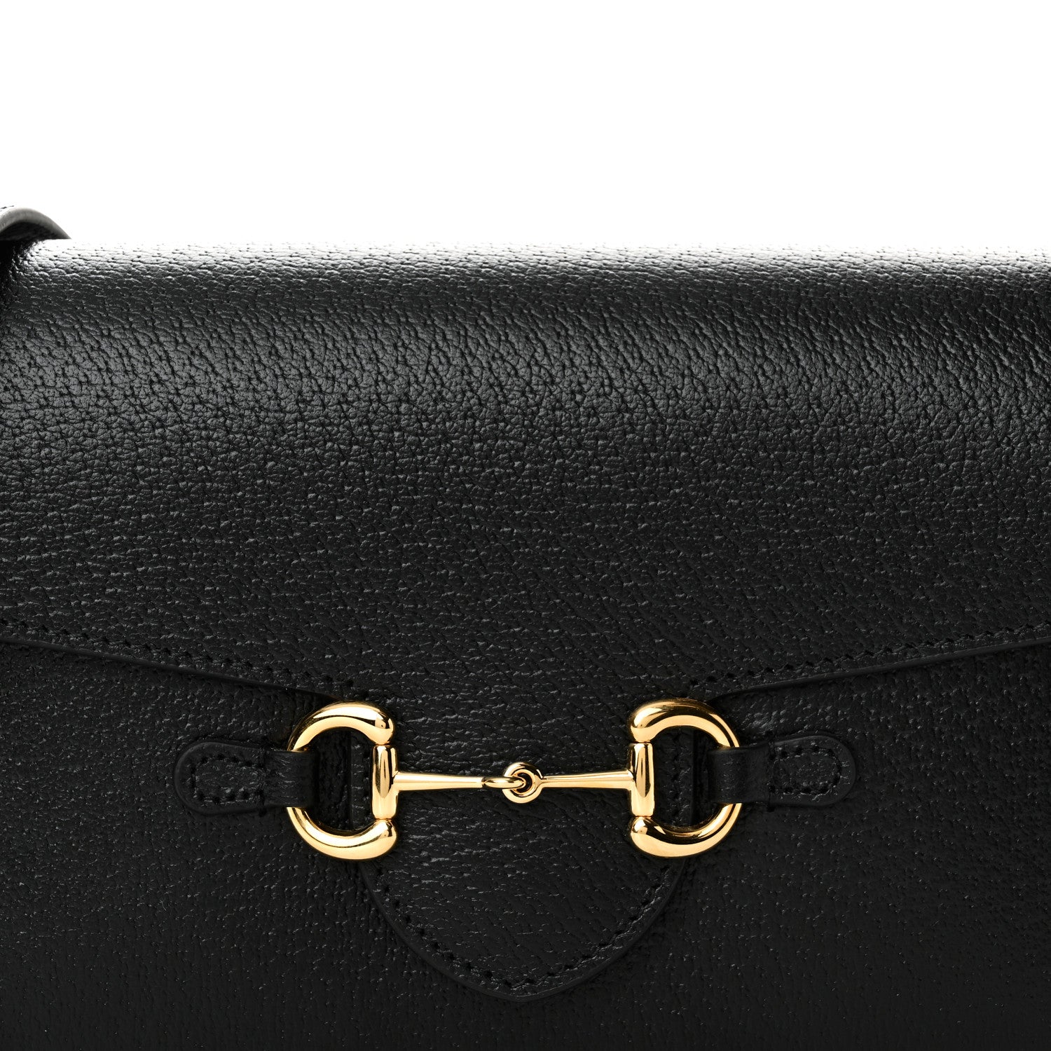 Gucci Calfskin Horsebit 1955 Shoulder Bag Black 8 of 10
