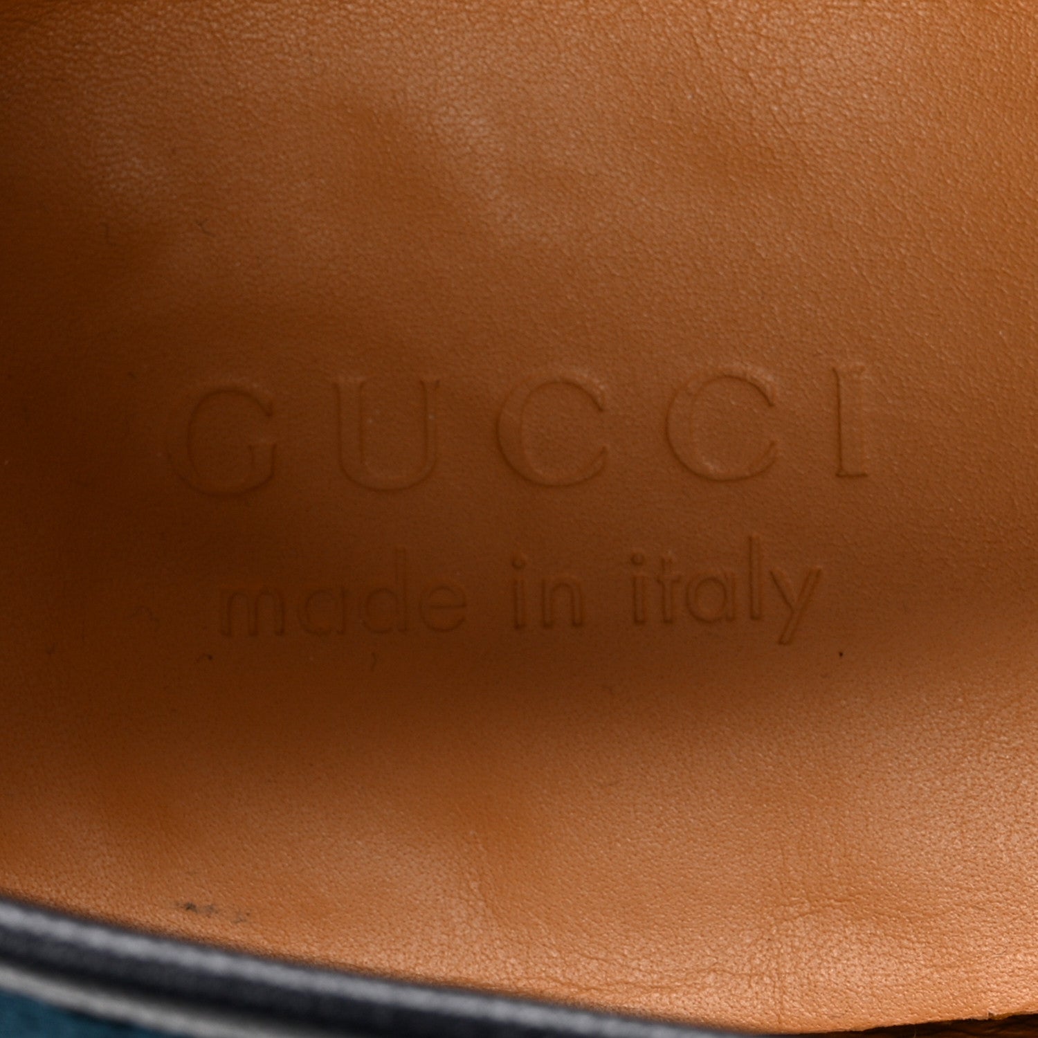 Gucci Velvet GG Monogram Horsebit Mens Jordaan Loafers 9 Blue Beige 7 of 10