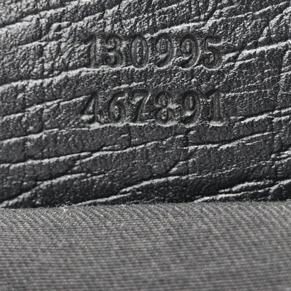 Gucci Monogram Web Junco Shoulder Bag Black 7 of 12