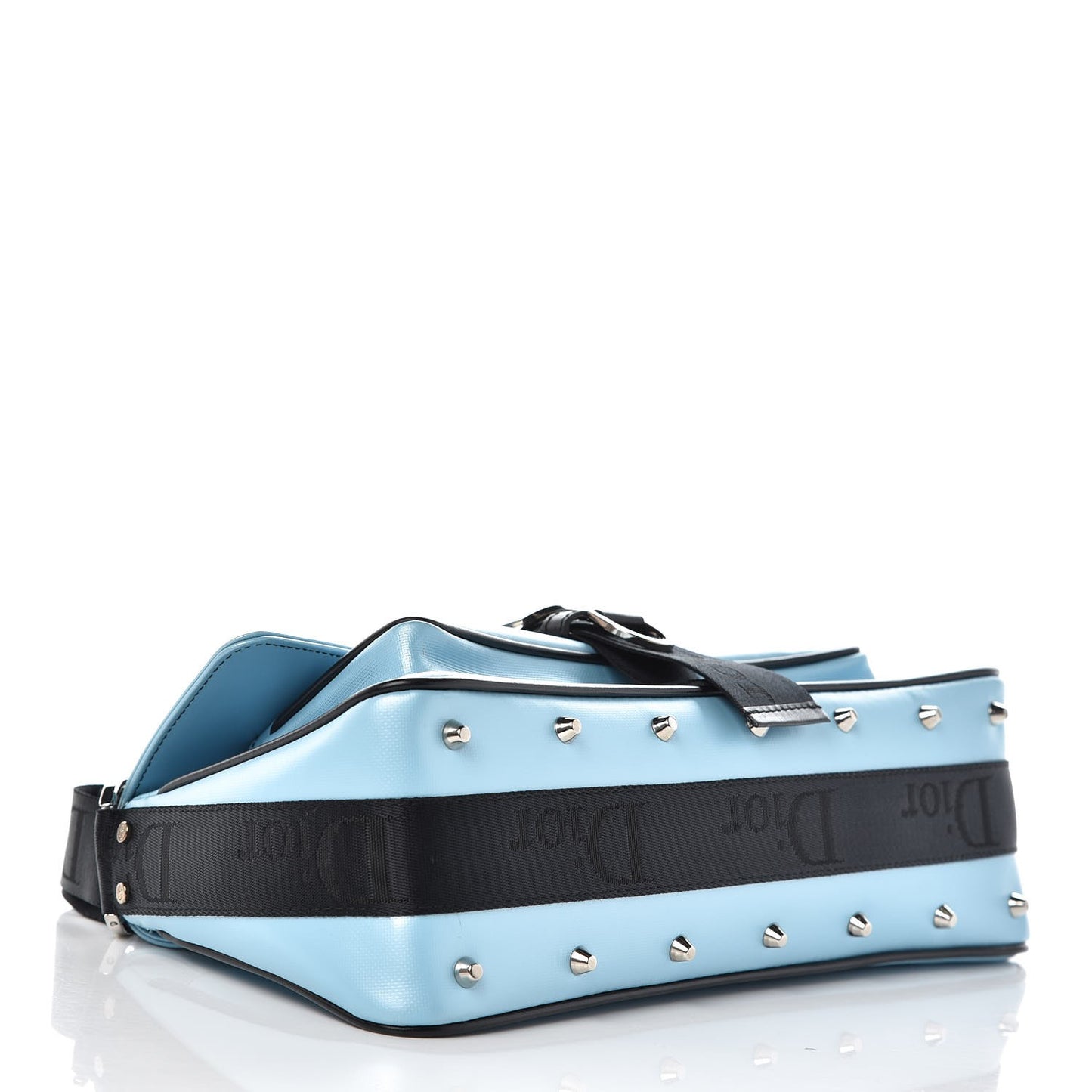 Coated Canvas Crystal Hardcore Bag Light Blue