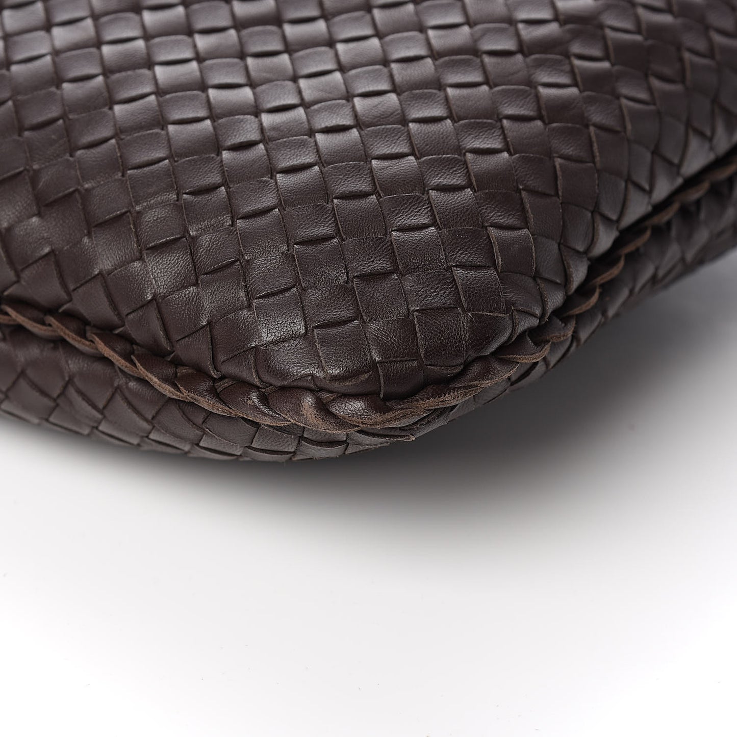 Nappa Intrecciato Large Veneta Hobo Ebano