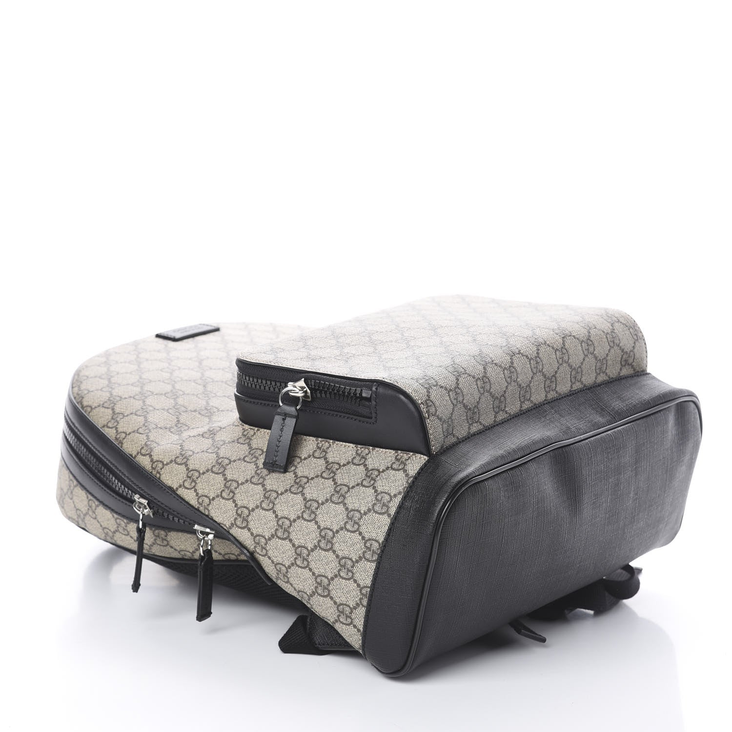 Gucci GG Supreme Monogram Medium Backpack Black 3 of 8