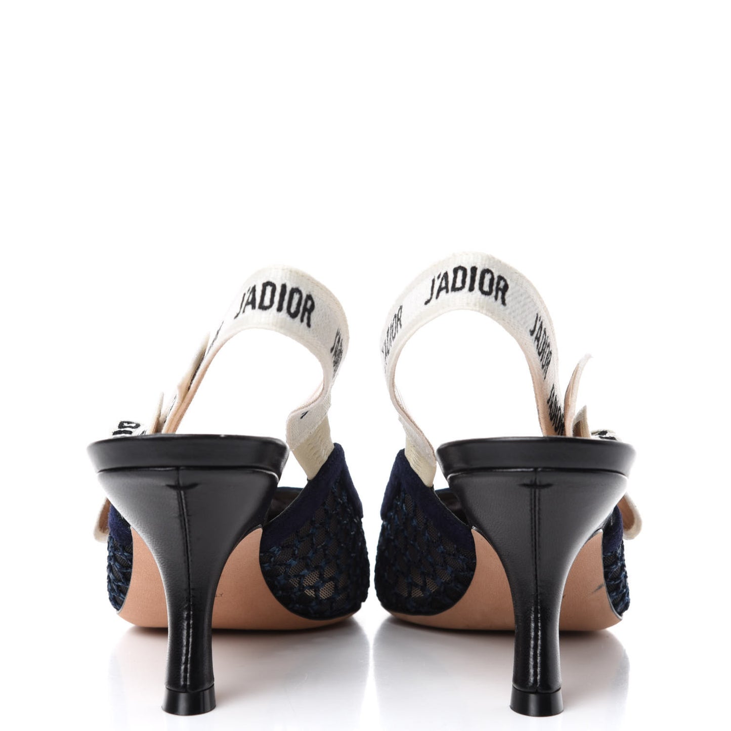 Resille Lambskin Ribbon J'Adior Slingback 65mm Pumps 40 Indigo Blue