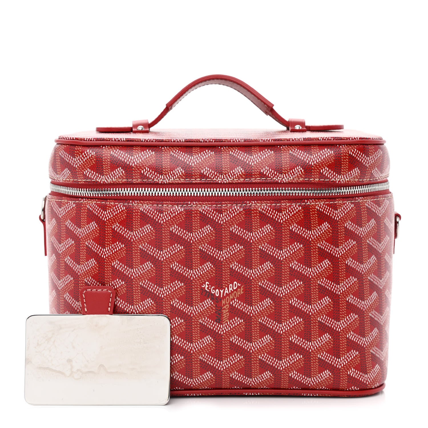 Goyard Goyardine Muse Vanity Case Red 1 of 10
