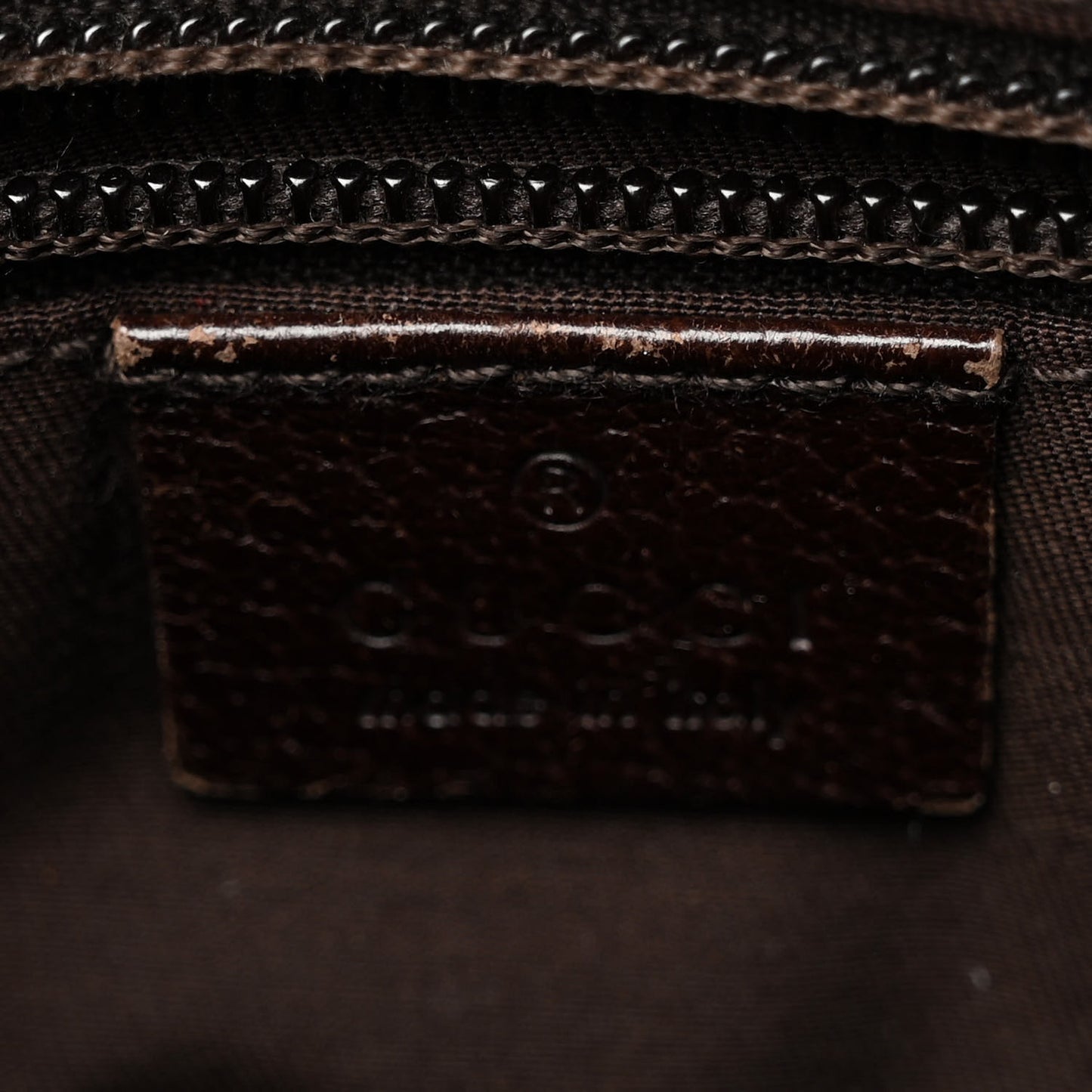 Monogram Flat Messenger Bag Dark Brown