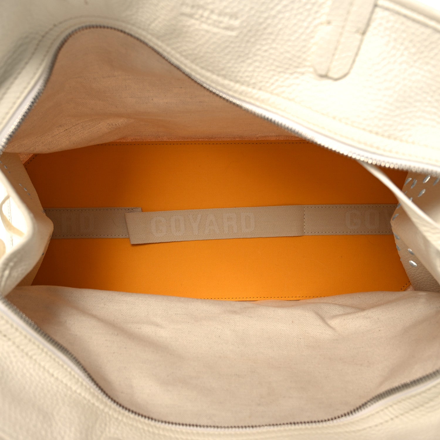 Goyard Goyardine Sac Hardy Pet Carrier PM White 5 of 10