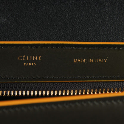 Celine Smooth Calfskin Small Tri-Color Trapeze Yellow 6 of 7