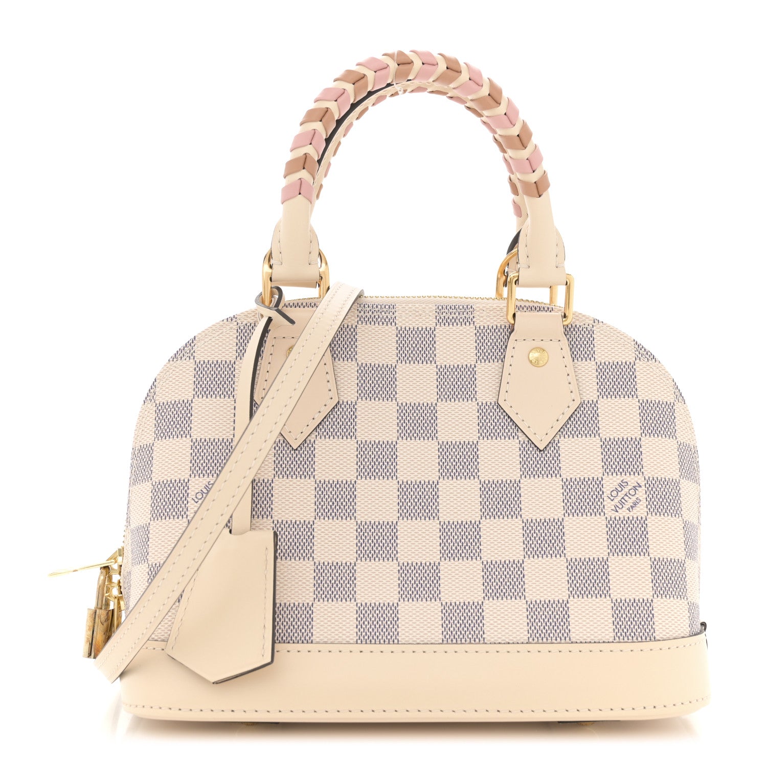 Louis Vuitton Damier Azur Braided Alma BB 1 of 10