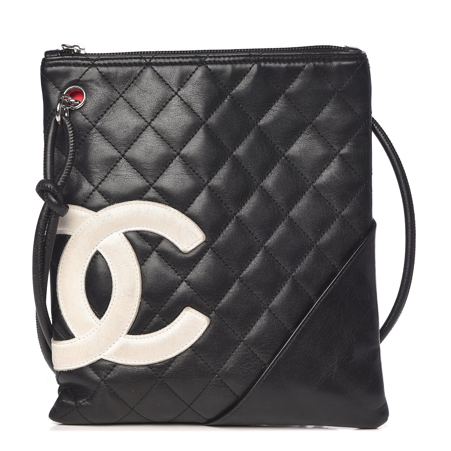 Chanel Calfskin Cambon Flat Messenger Black 1 of 14
