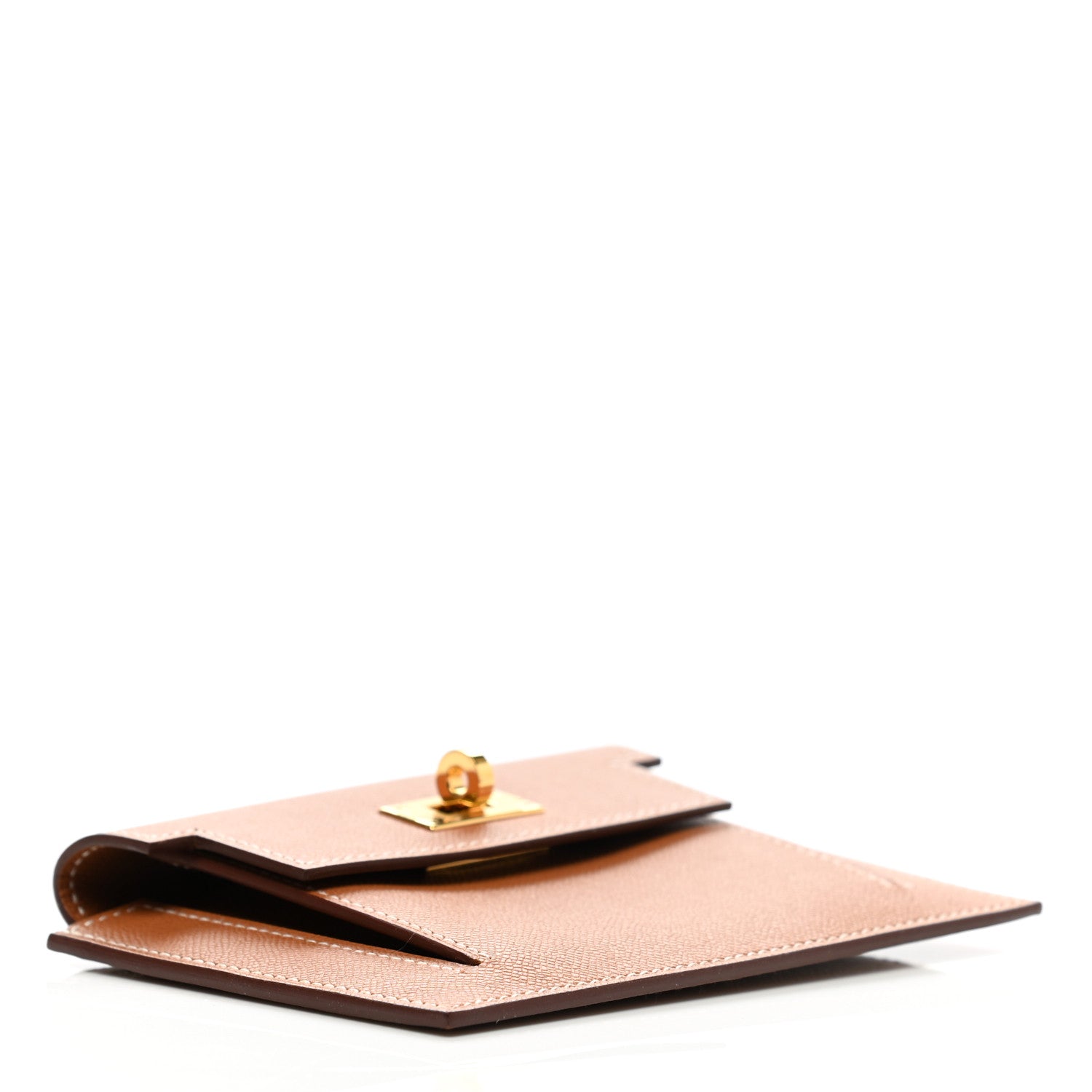 Hermes Epsom Kelly Pocket Compact Wallet Gold 4 of 8