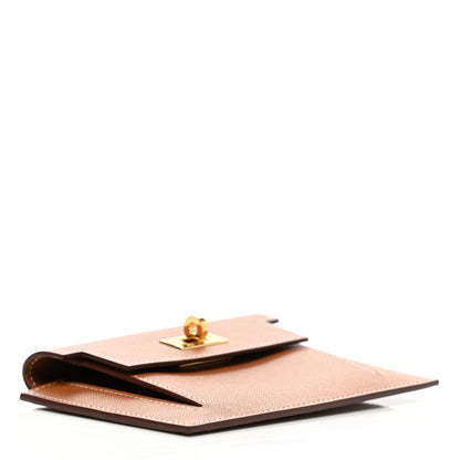 Hermes Epsom Kelly Pocket Compact Wallet Gold 4 of 8