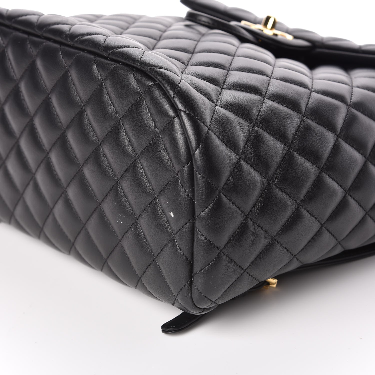 Chanel Lambskin Quilted Large Urban Spirit Backpack Black 10 of 11