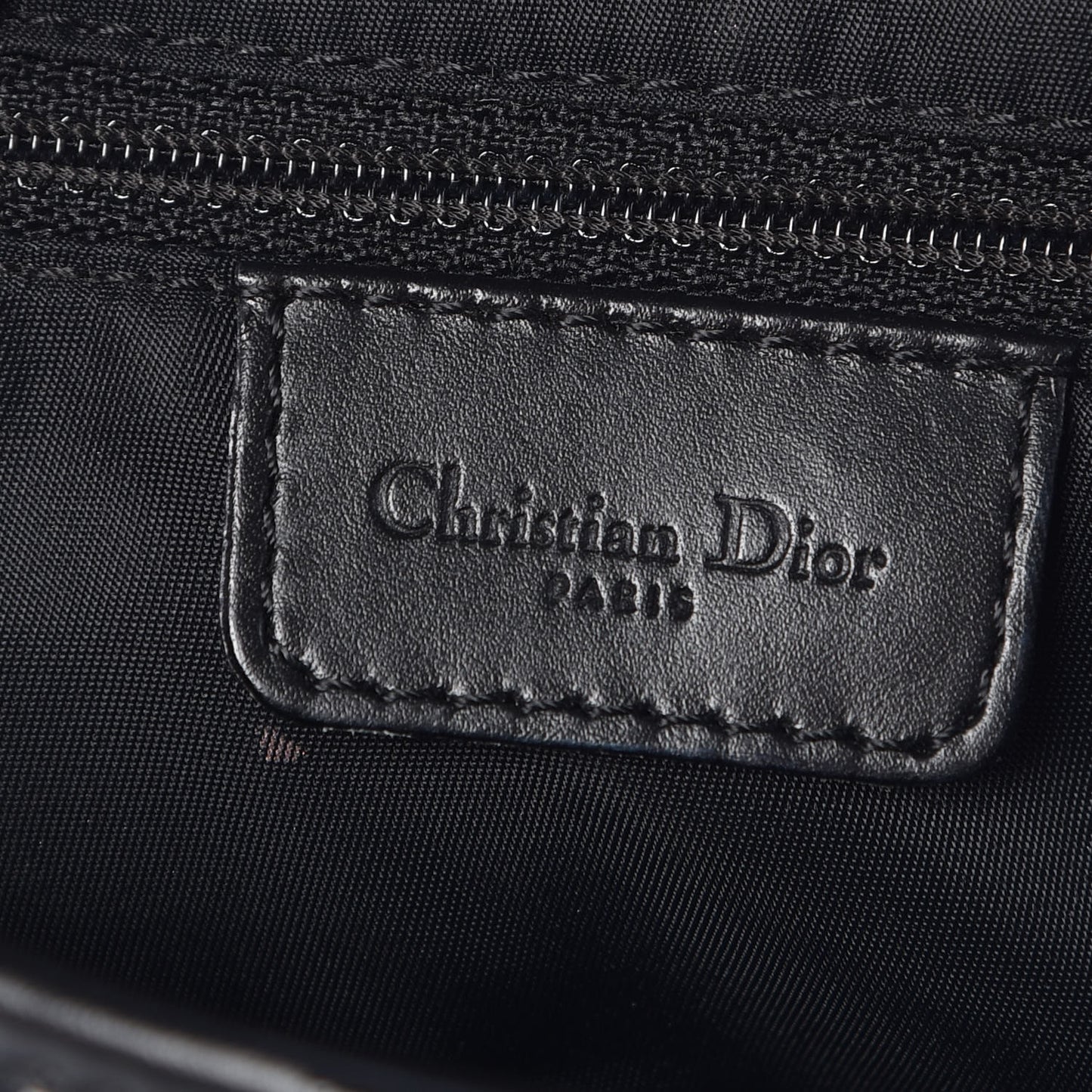 Monogram Saddle Bag Black