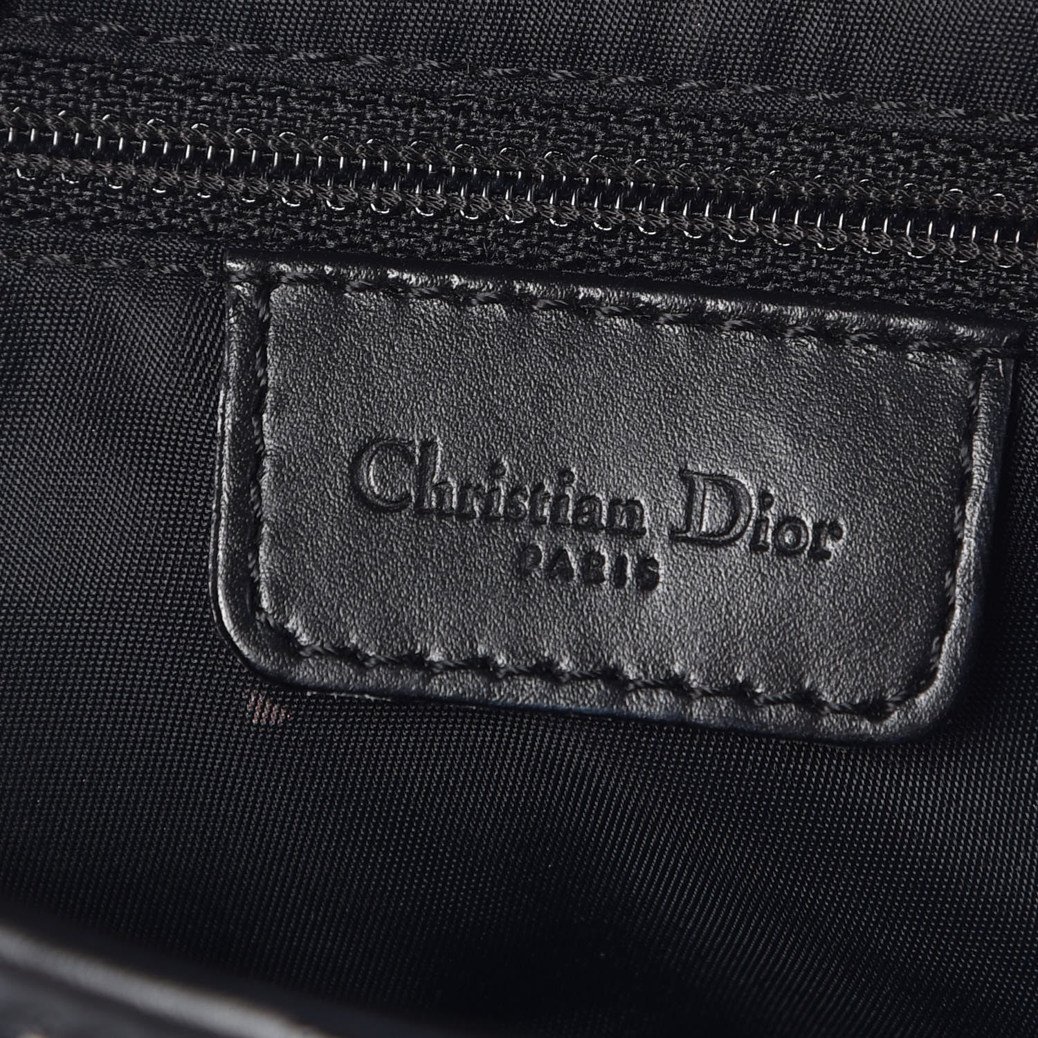 Christian Dior Monogram Saddle Bag Black 6 of 8