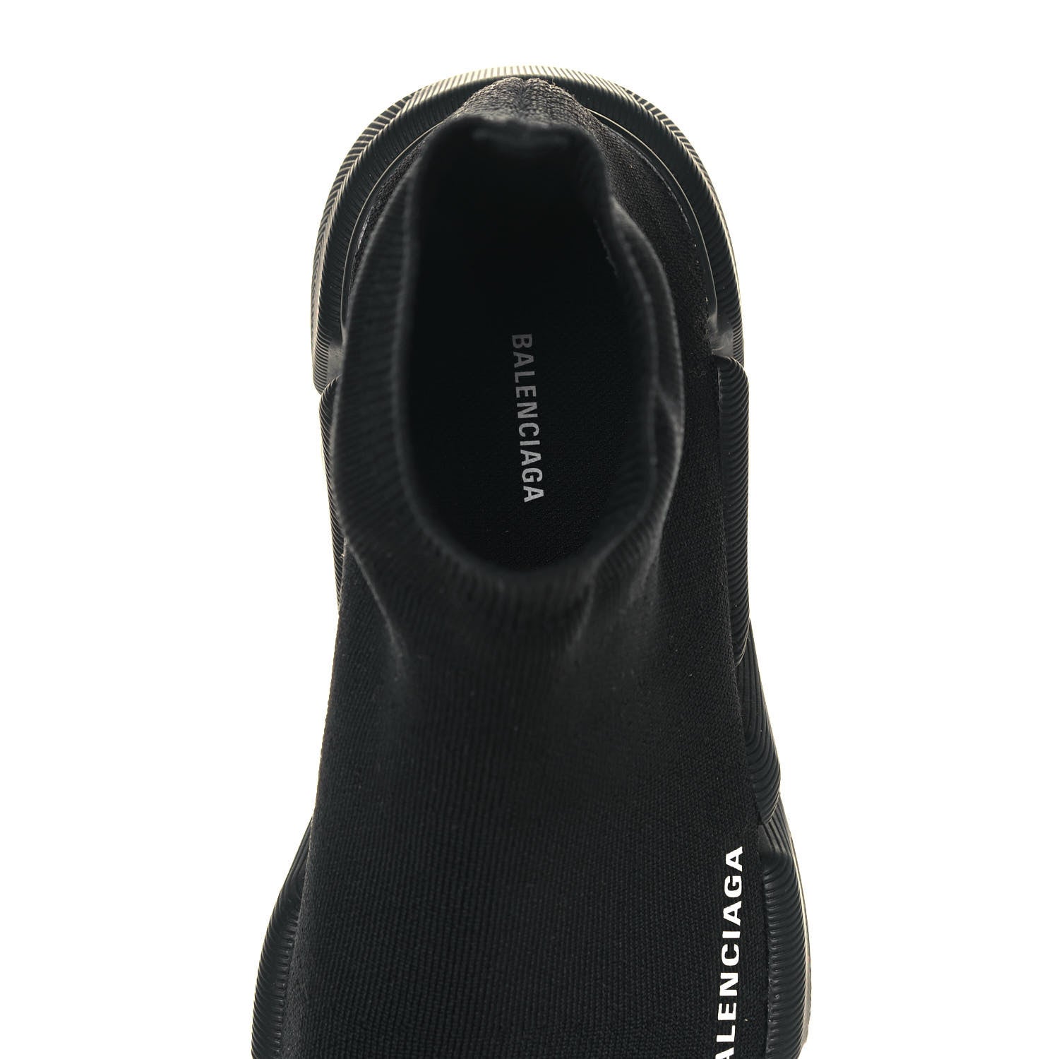 Balenciaga Technical 3D Recycled Knit Mens Speed 2.0 Sneakers 41 Monocolor Black 7 of 8