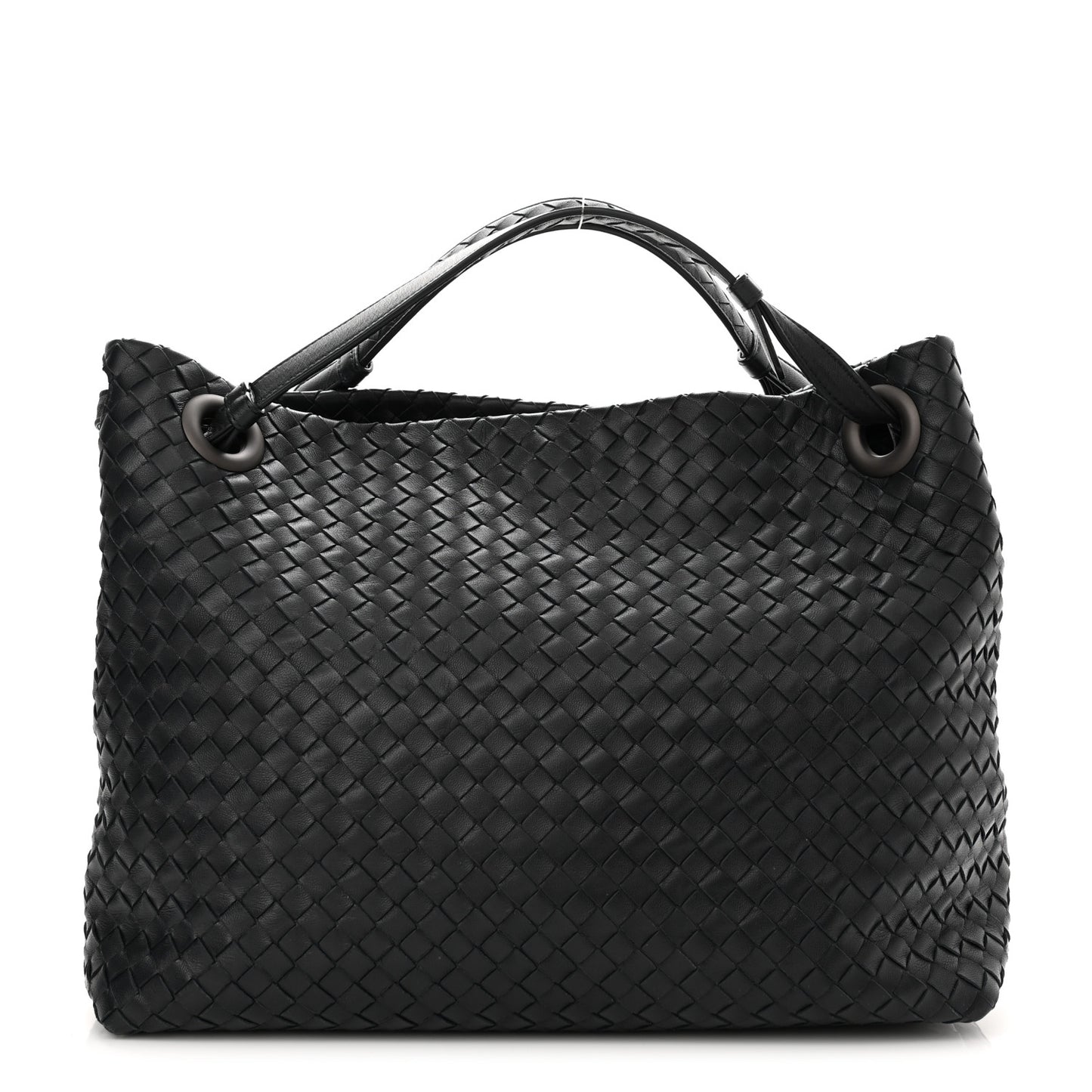 Nappa Intrecciato Medium Garda Bag Tourmaline