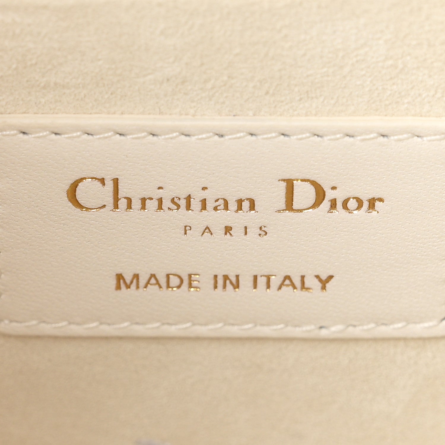Christian Dior Lambskin Cannage Medium Lady D-Joy White 6 of 10