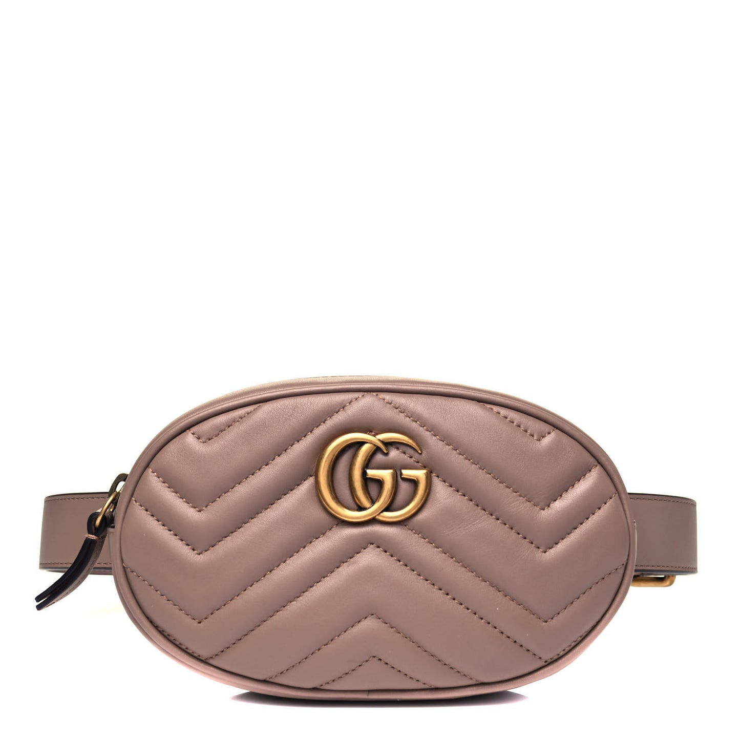 Calfskin Matelasse GG Marmont Belt Bag 85 34 Porcelain Rose