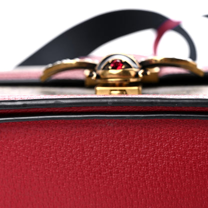 Gucci GG Supreme Monogram Small Queen Margaret Top Handle Bag Red 9 of 12