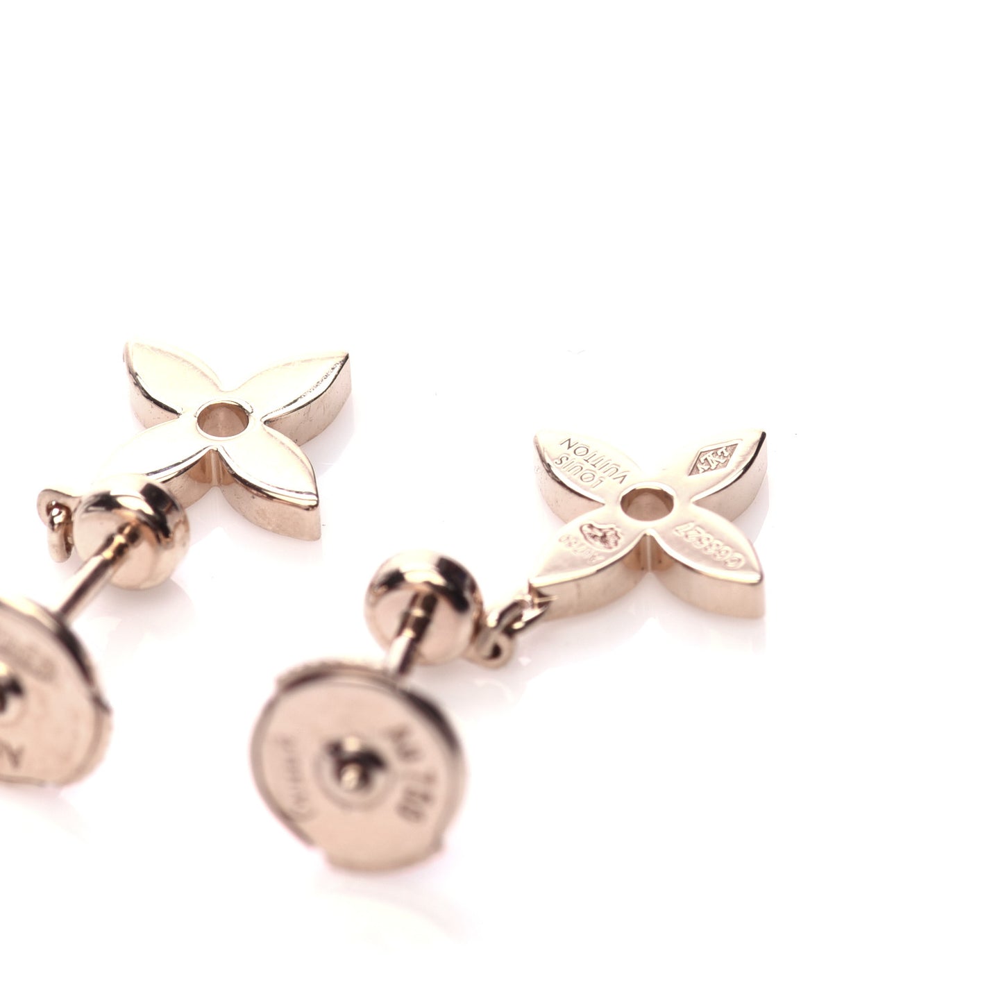 18K Pink Gold Diamond Idylle Blossom Stud Earrings