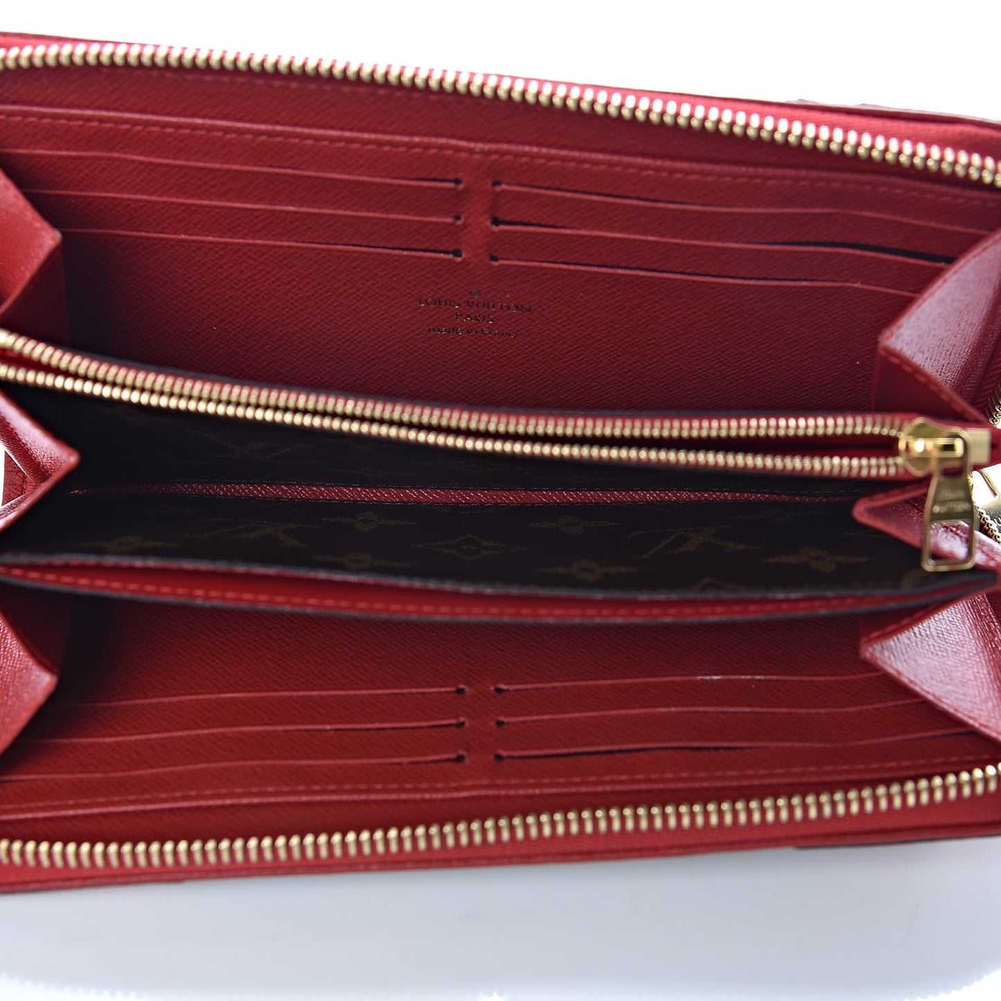 Monogram Retiro Zippy Wallet Cherry