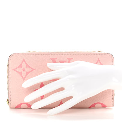 Louis Vuitton Empreinte Monogram Giant By The Pool Zippy Wallet Bouton De Rose 2 of 8