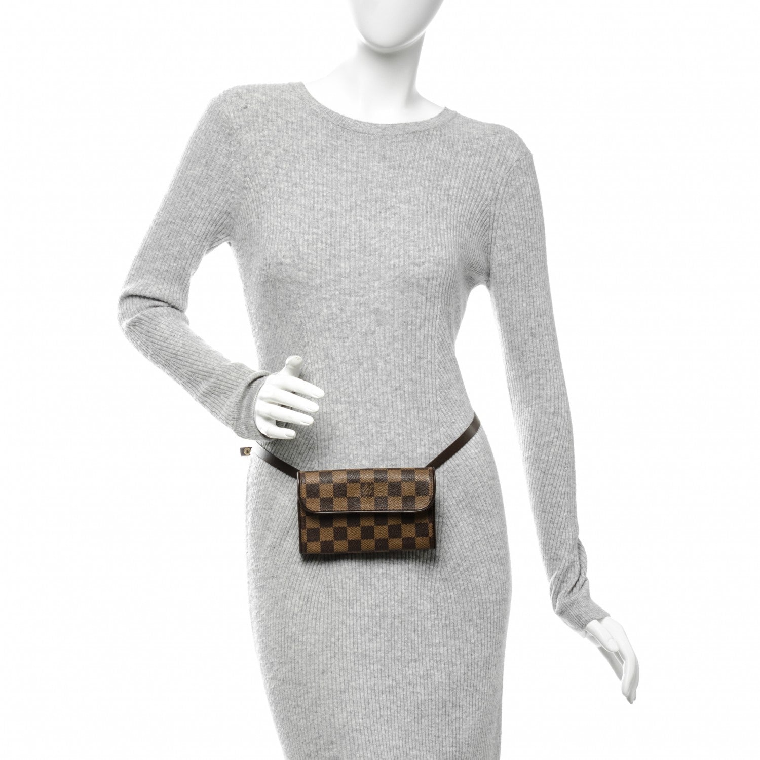Louis Vuitton Damier Ebene Pochette Florentine S 2 of 7