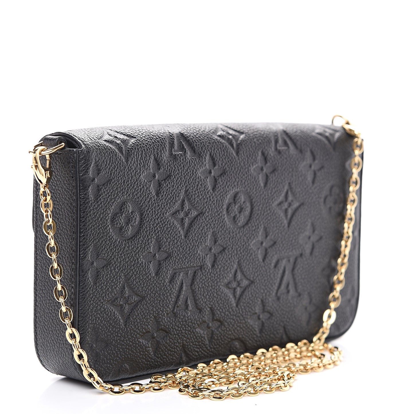 Empreinte Pochette Felicie Chain Wallet Black